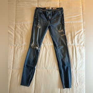 Hollister low rise super skinny jeans